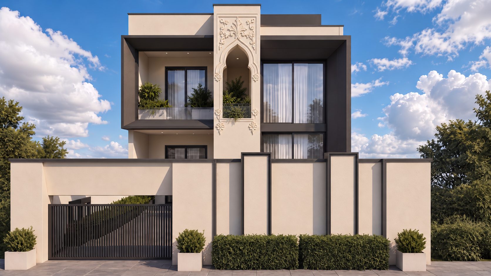 فيلا بطابع شرقي معاصر، دور سكنية — صورة 2